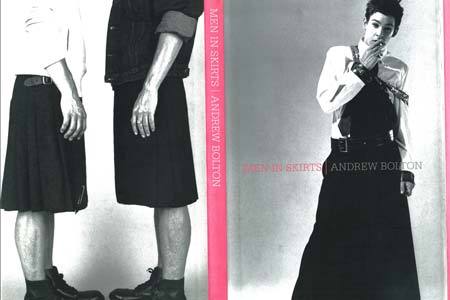 Cover van men in skirts Andrew Bolton