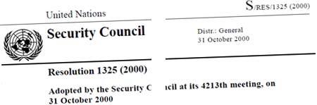 UN Resolution 1325 (2000)