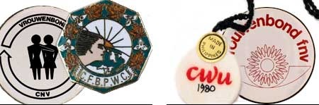 Buttons werknemers organisaties