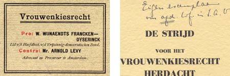 vrouwen kiesrecht