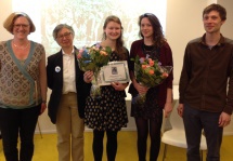 V.l.n.r.: Gita Deneckere, Mieke Aerts, Laura Nys, Lith Lefranc en Fabian Van Wesemael 