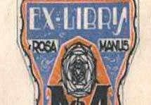 Ex libris Rosa Manus